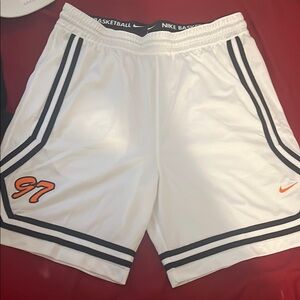 Nike Men's White Basketball Shorts